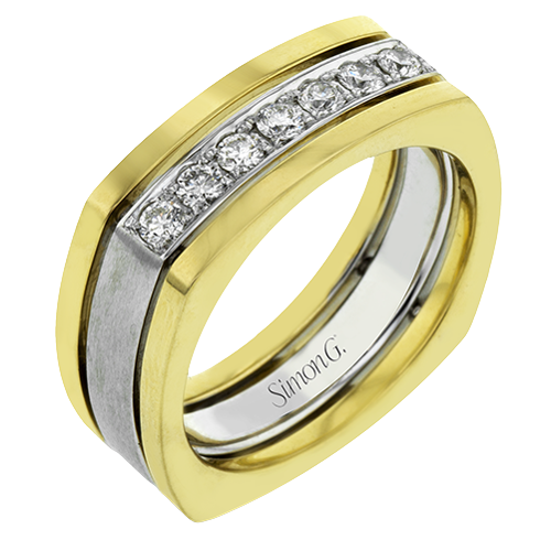 Two-Tone Diamond Band