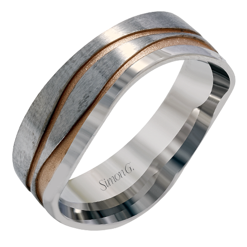 Two-Tone Wavy Band